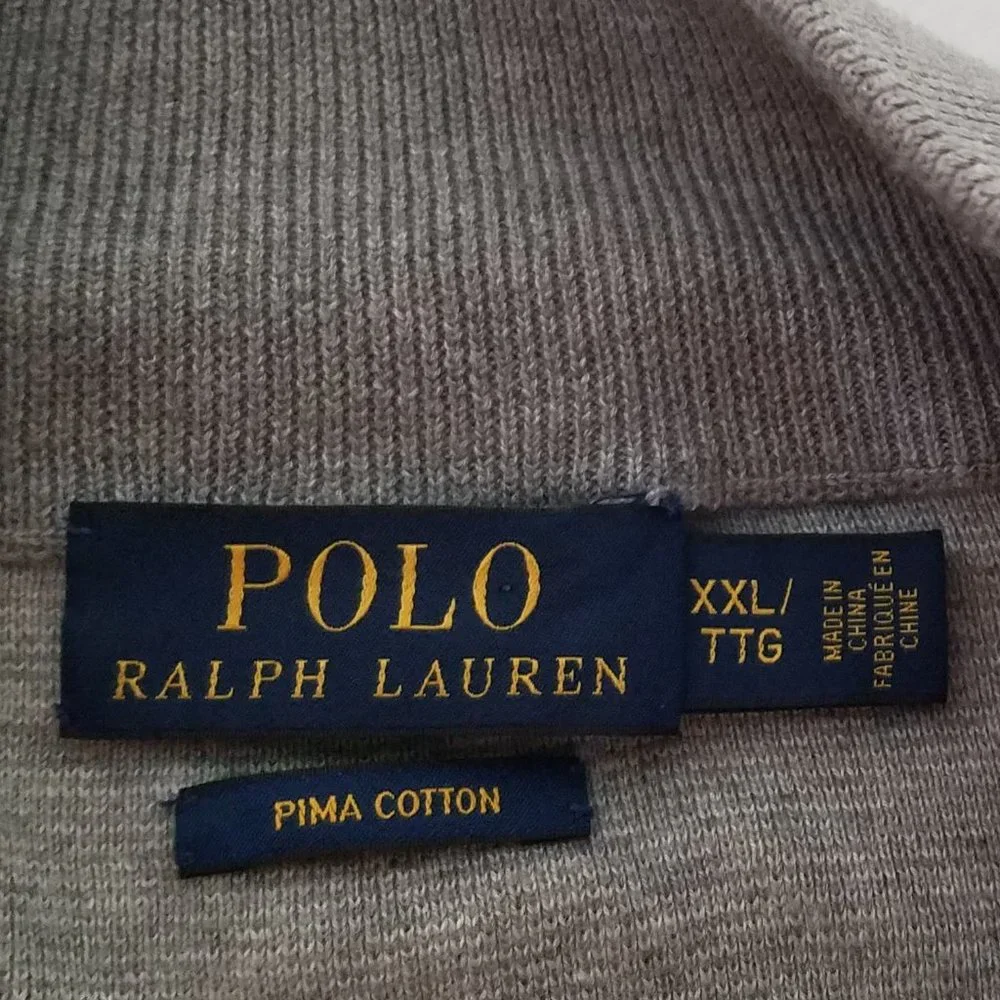 Polo Ralph Lauren Full Zip Sweater Jacket Mens 2XL - Picture 6 of 6